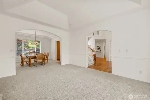 View of Dining Room from Living Room