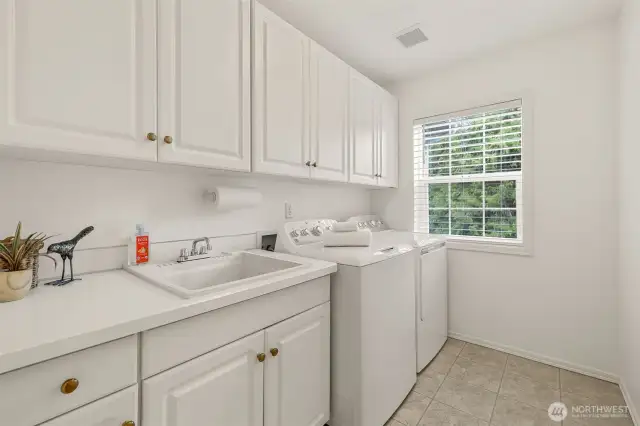 Laundry with sink