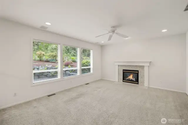 Family Room with Fireplace