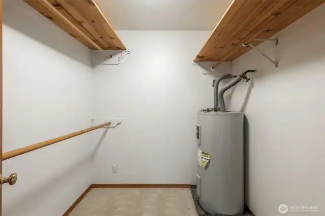 Primary walk-in closet