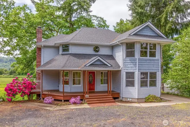 Wrap around porch....