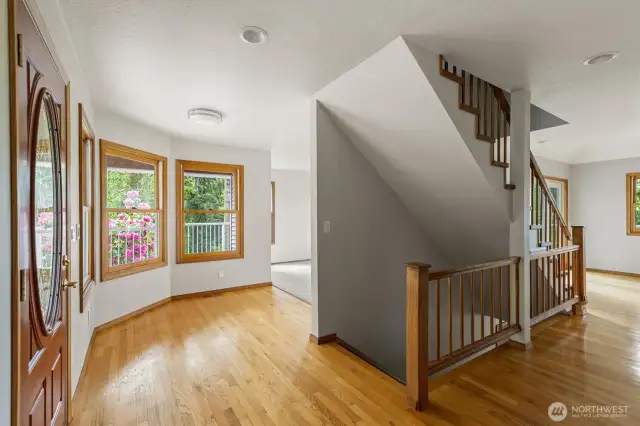 Entry and stairway...