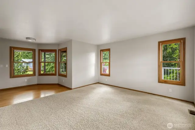 Entry and living room area