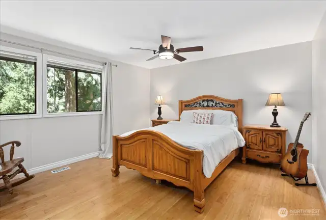 Primary Ensuite with walk-in closet.