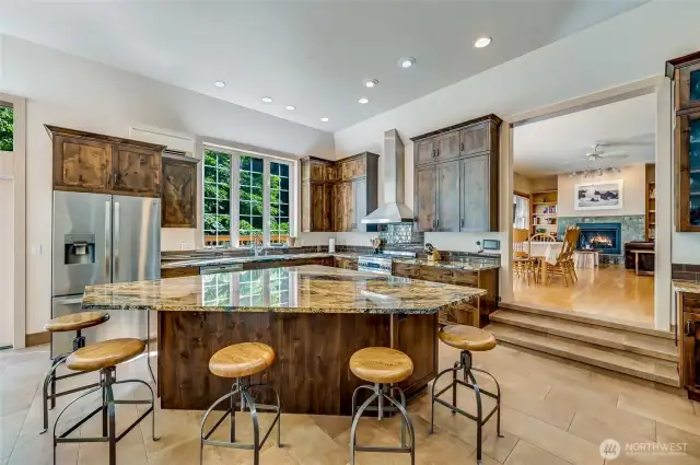 Plenty of storage and pantry space in the home, taking advantage of the tall ceilings, natural light and room to cook all day long!