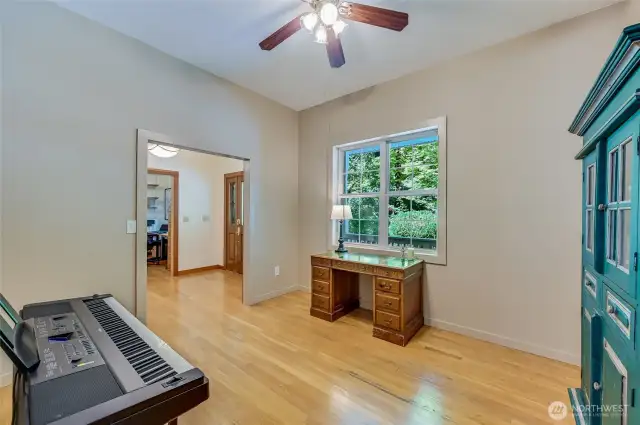 Bonus room across from the den; could be a music room or maybe another office?  Or, a map room!
