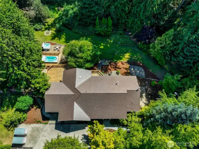 This home feels so safe and secluded.