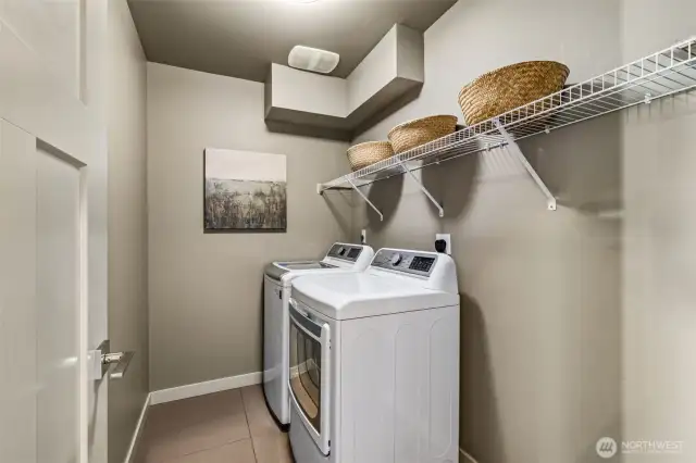Utility Room w/ space for extra storage