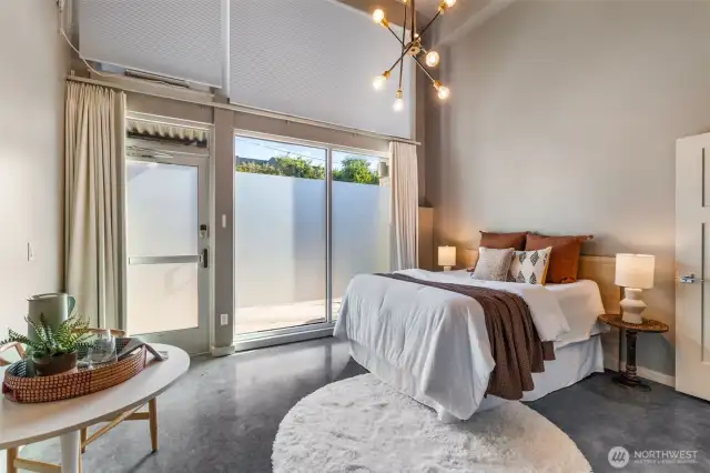 Large space with high cielings