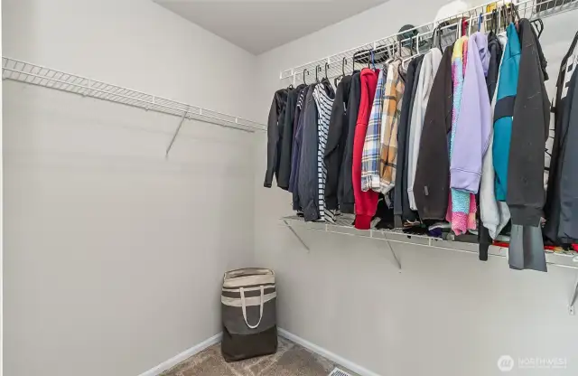 large walk in closet