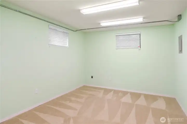 Downstairs room.