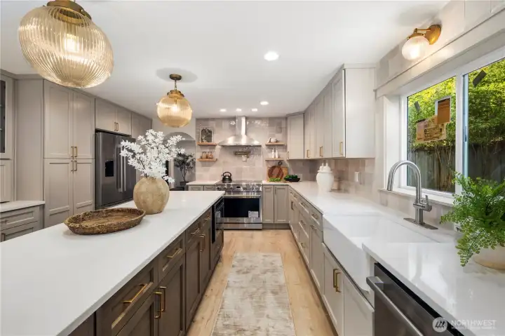 Everything is new in this kitchen!