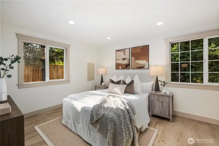 Large main floor bedroom for guests