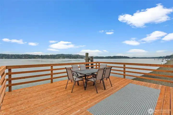 Take advantage of the home’s proximity to the water and enjoy a refreshing afternoon breeze.