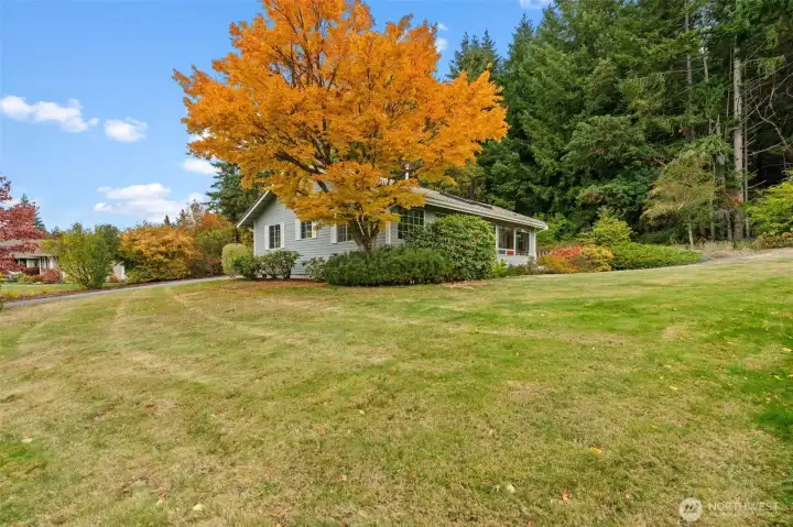 With a spacious backyard, outdoor activities can be enjoyed to the fullest.