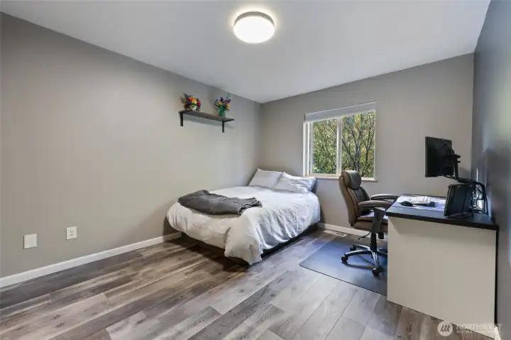 Bedroom #3. Not pictured is a decent sized walk in closet with shelves.