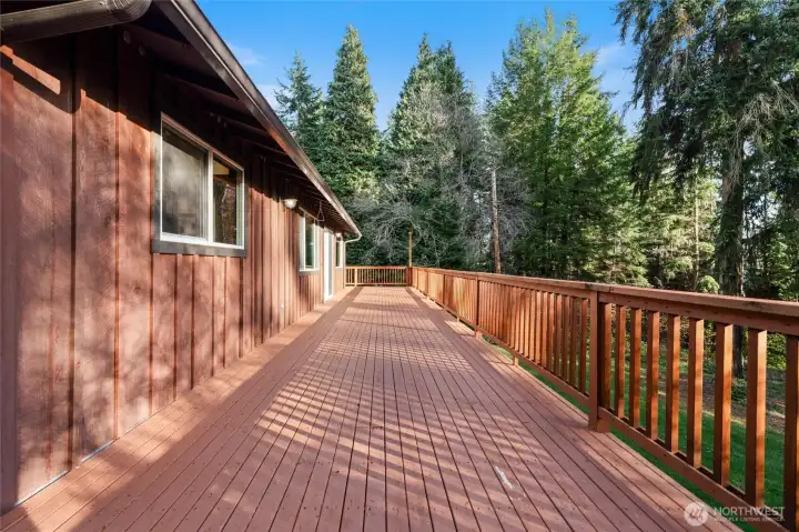 900 SQFT Wraparound Deck