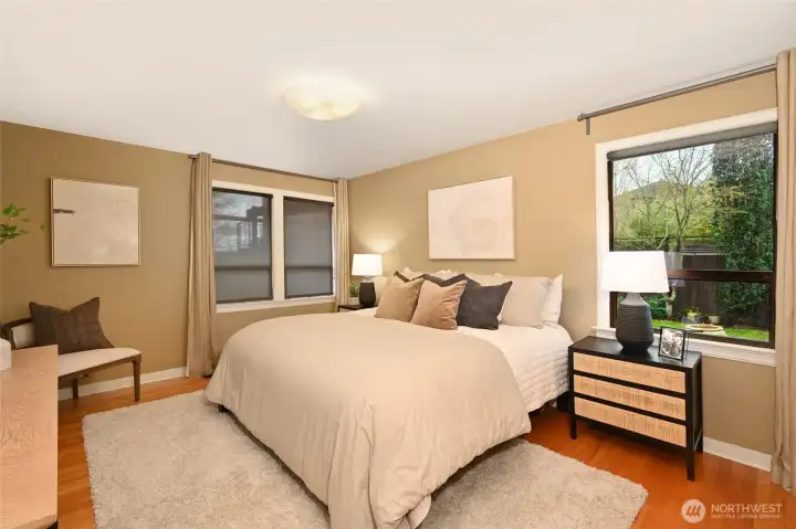 Primary bedroom is on the main floor.