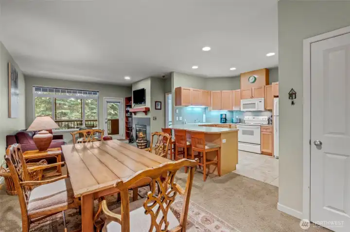 Dining/Kitchen/Living