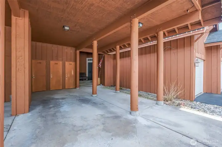 Carport/Storage Closet