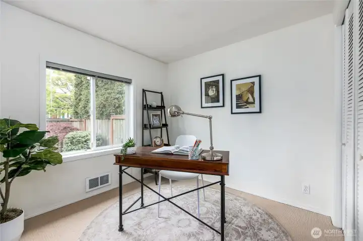 The third bedroom that is off of the dining area.... Would make a great office, guest room or play room.