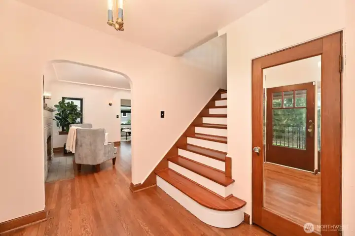 Beautil Stairs leading to Upper Level