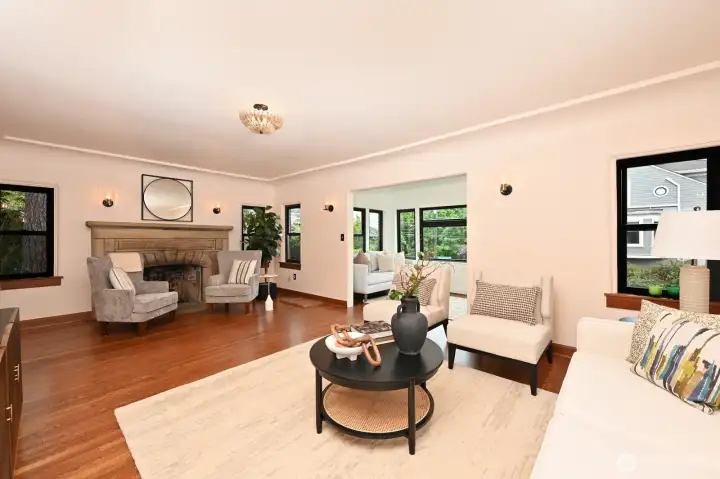 Spacious Living Room