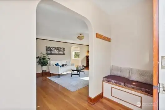 Entry into living room