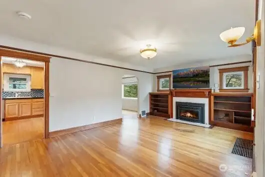 Living room without furniture