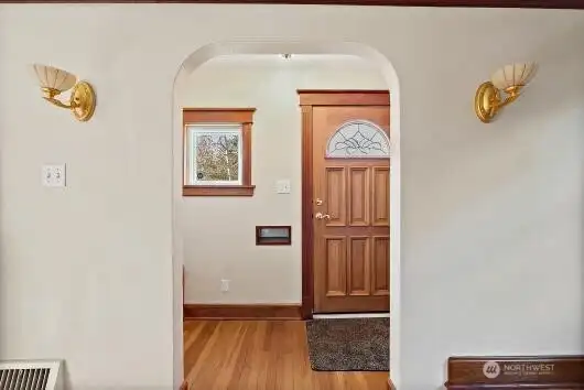 Main door entrance to living room