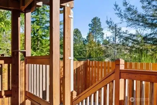 view from the deck