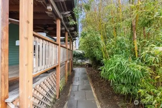 Walk around garden