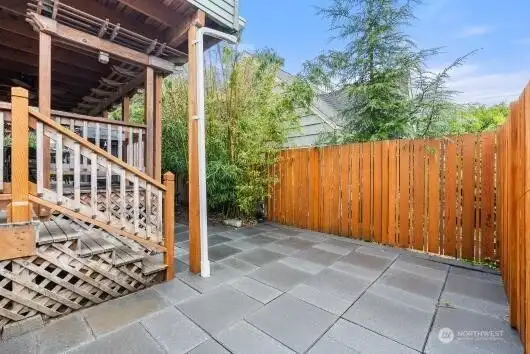 Lower level patio