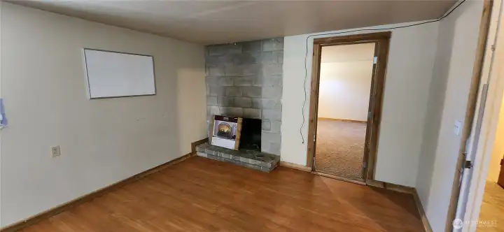fireplace in basement fireplace in basement