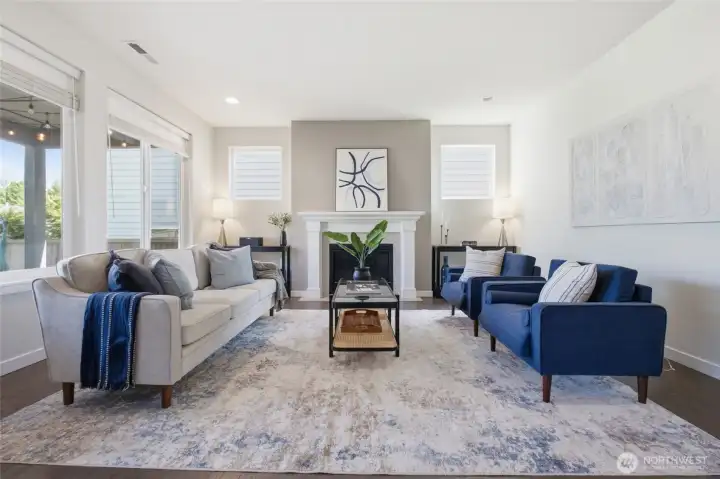 An open-concept great room designed for quiet evenings, lively gatherings, and everything in between.