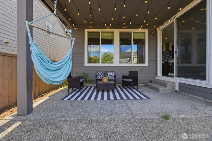 Covered outdoor living extends your home beyond the walls, perfect for morning coffee or summer evenings under the lights. The expensive upgrades are already done. Just step outside and enjoy.