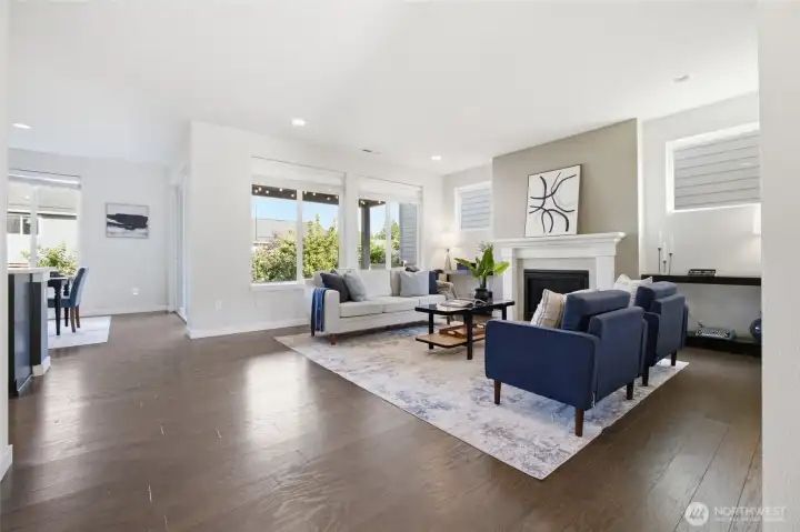 Open sightlines connect every gathering space, making everyday living feel effortless.