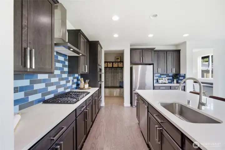 Thoughtfully designed with generous prep space, quality finishes, and exceptional storage.