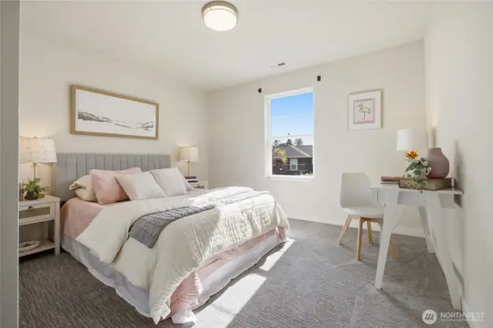 Comfortable spaces for family, guests, hobbies, or a second home office.
