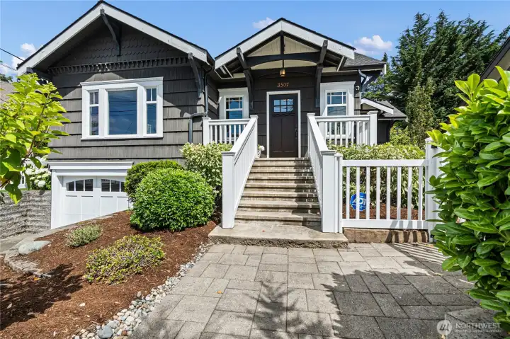 Covered front entry