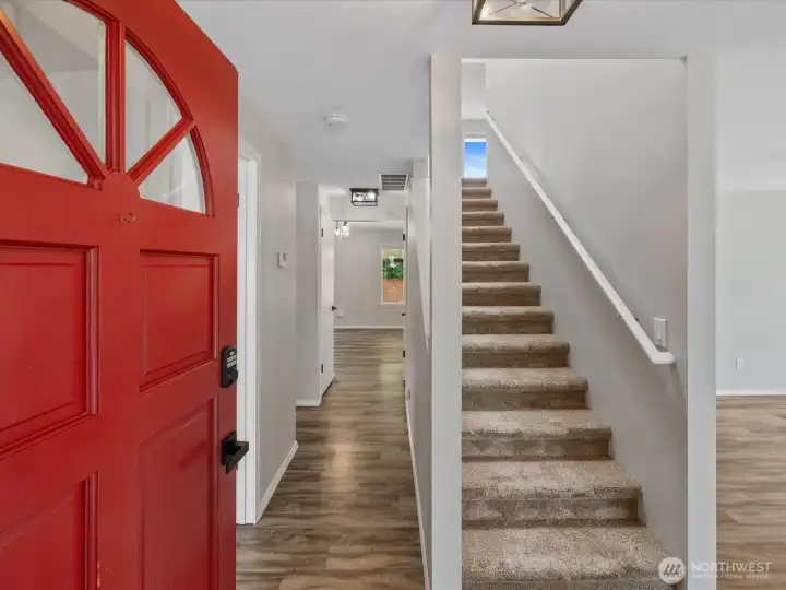 Main floor entry