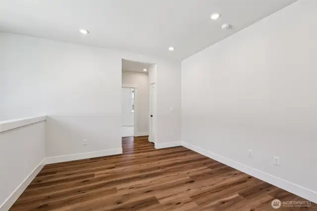 2nd floor loft offers a perfect flex area for multiple uses