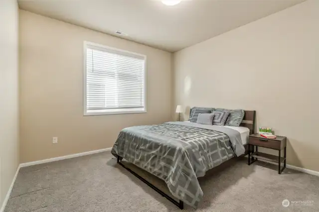 Large bedroom on main level is so convenient and provides for many living options.