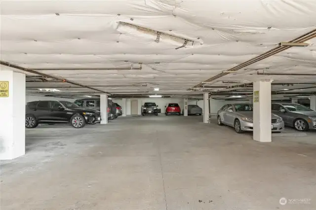 Secure garage parking - two spaces included!