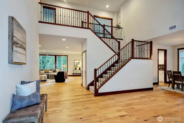 Grand Foyer With Two-Story Enterance.