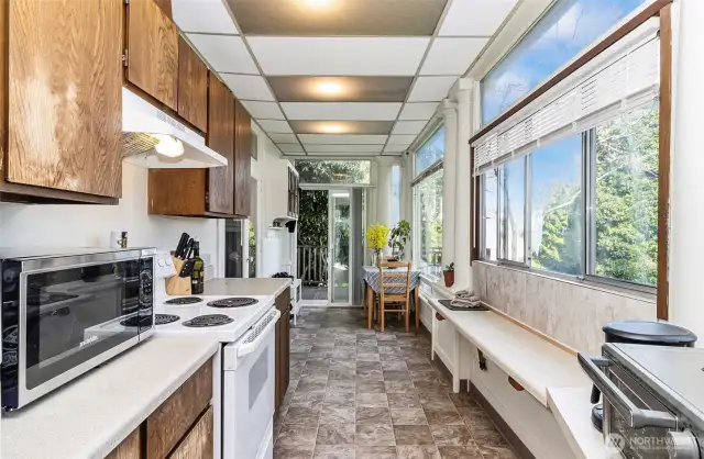 Wall of windows unit 3 Kitchen