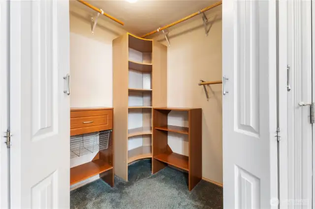 Primary bedroom closet