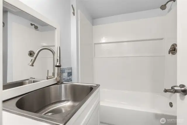 Another Full Bath, on the lower level