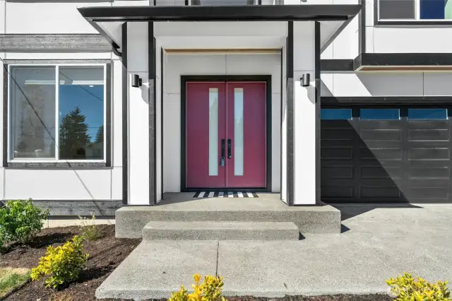 Inviting front door