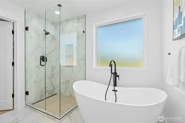 Shower and Tub Area
